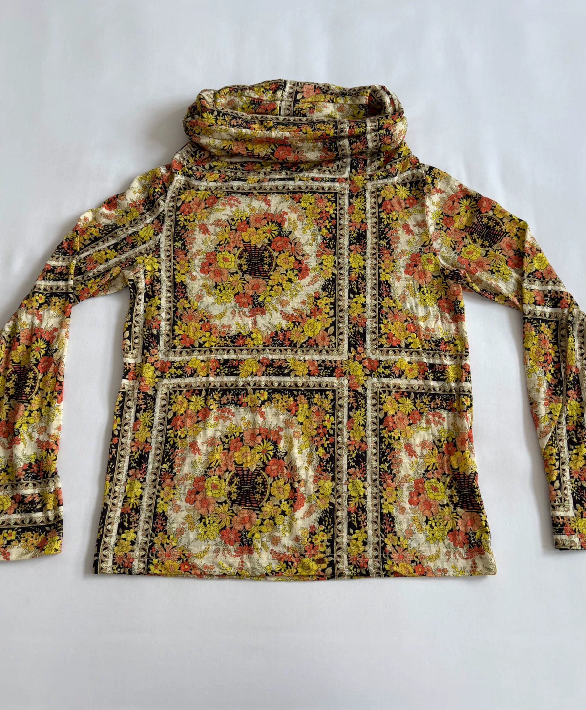 Junya Watanabe Asymmetric Deconstructed Panel All-Over Print Vintage Top