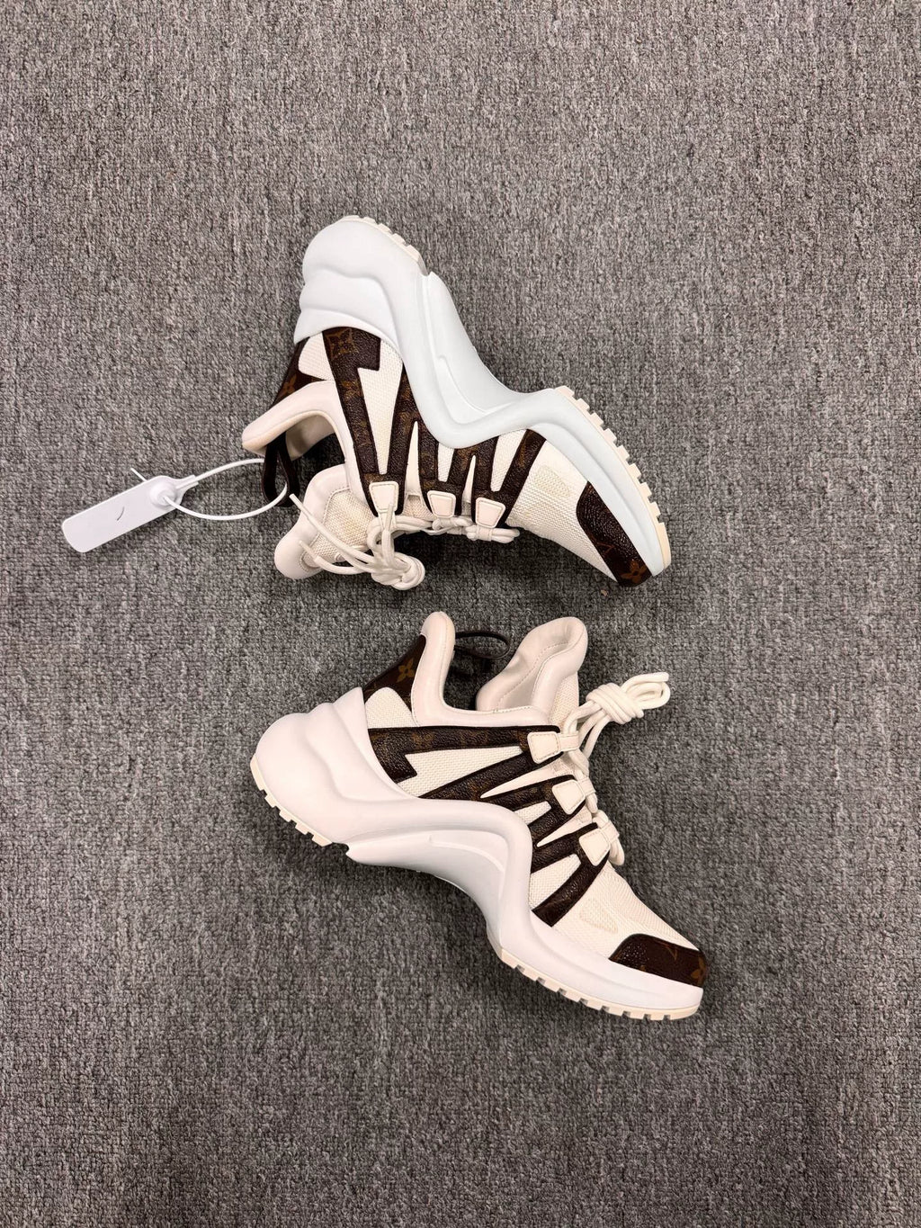 Louis Vuitton Monogram White Arch Sneakers