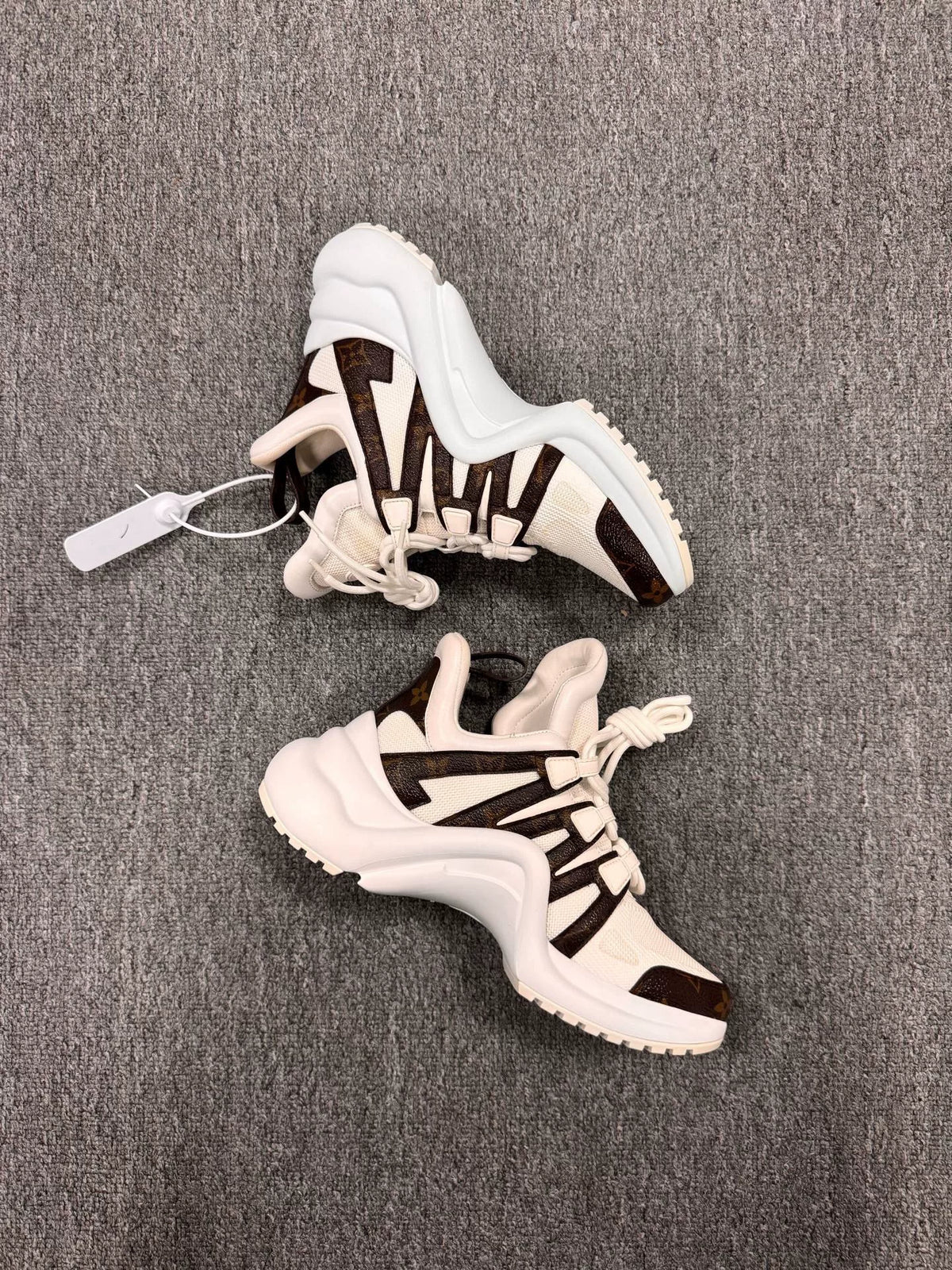 Louis Vuitton Monogram White Arch Sneakers