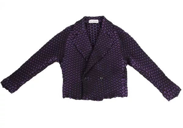 Issey Miyake Vintage Purple Pleated Top