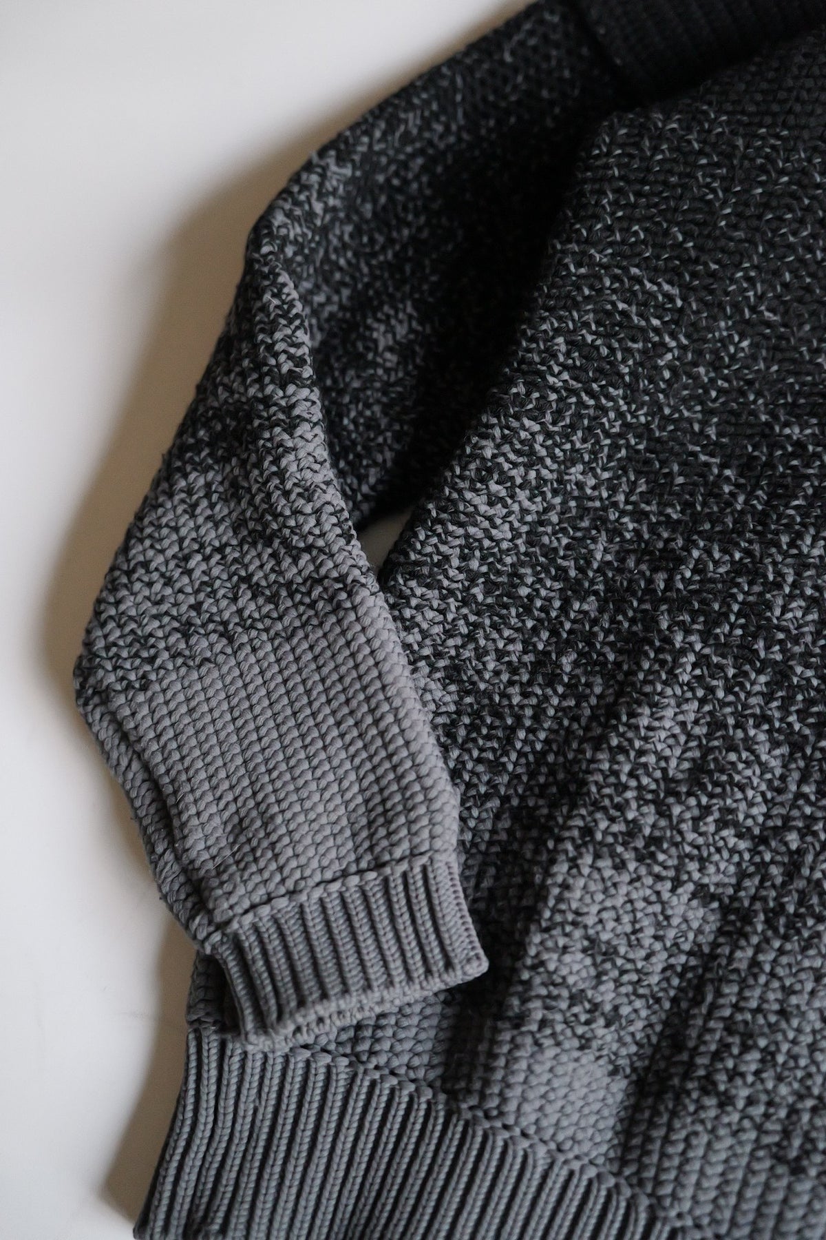 Issey Miyake AW19 Gradient Wool Blend Sweater