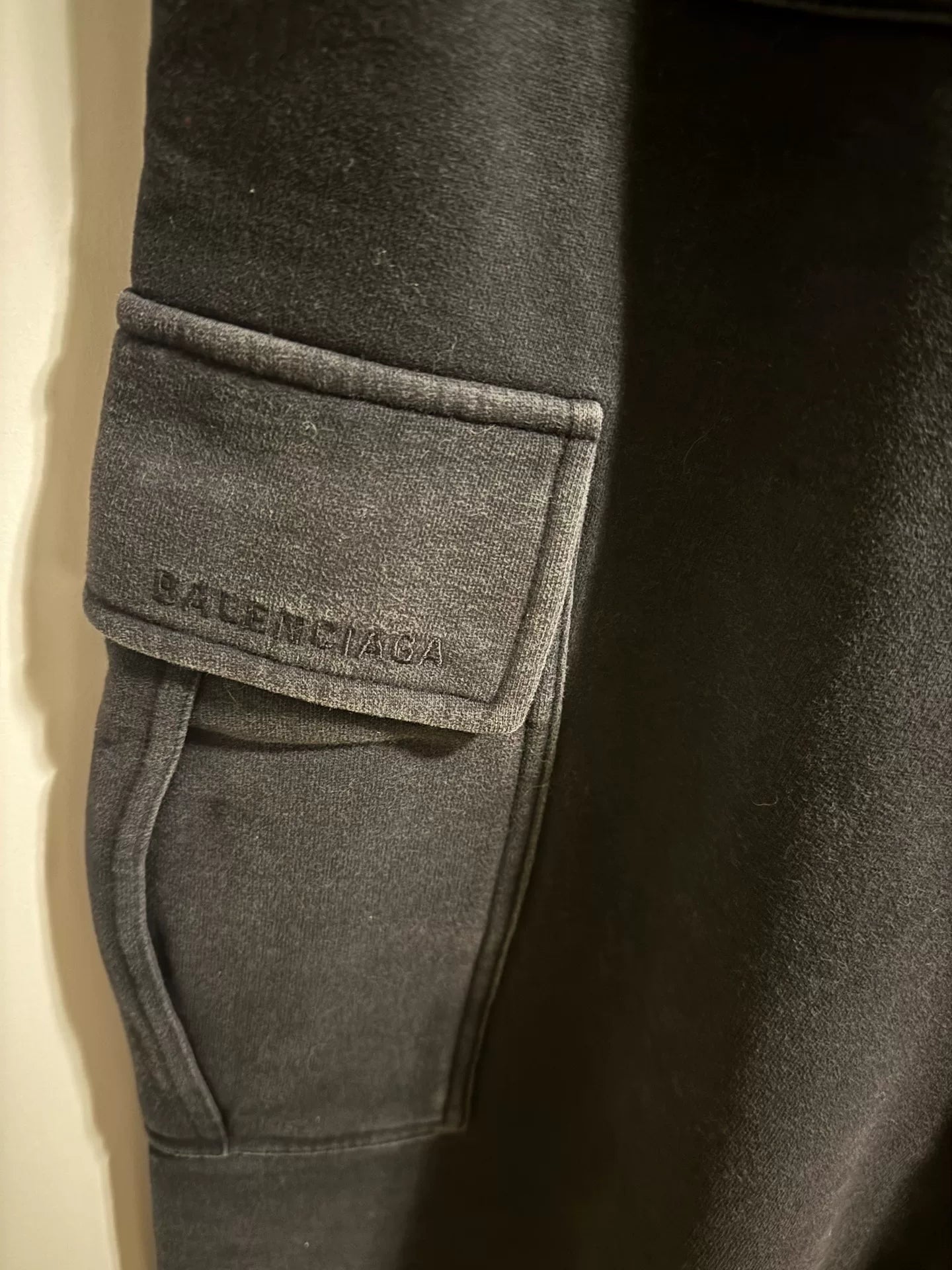 Balenciaga Heavy Cotton Washed Cargo Pants