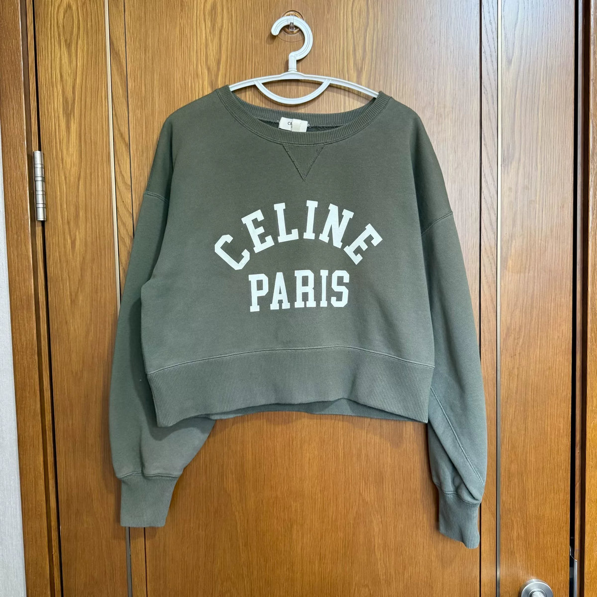 Celine Slogan Logo Sweatshirt