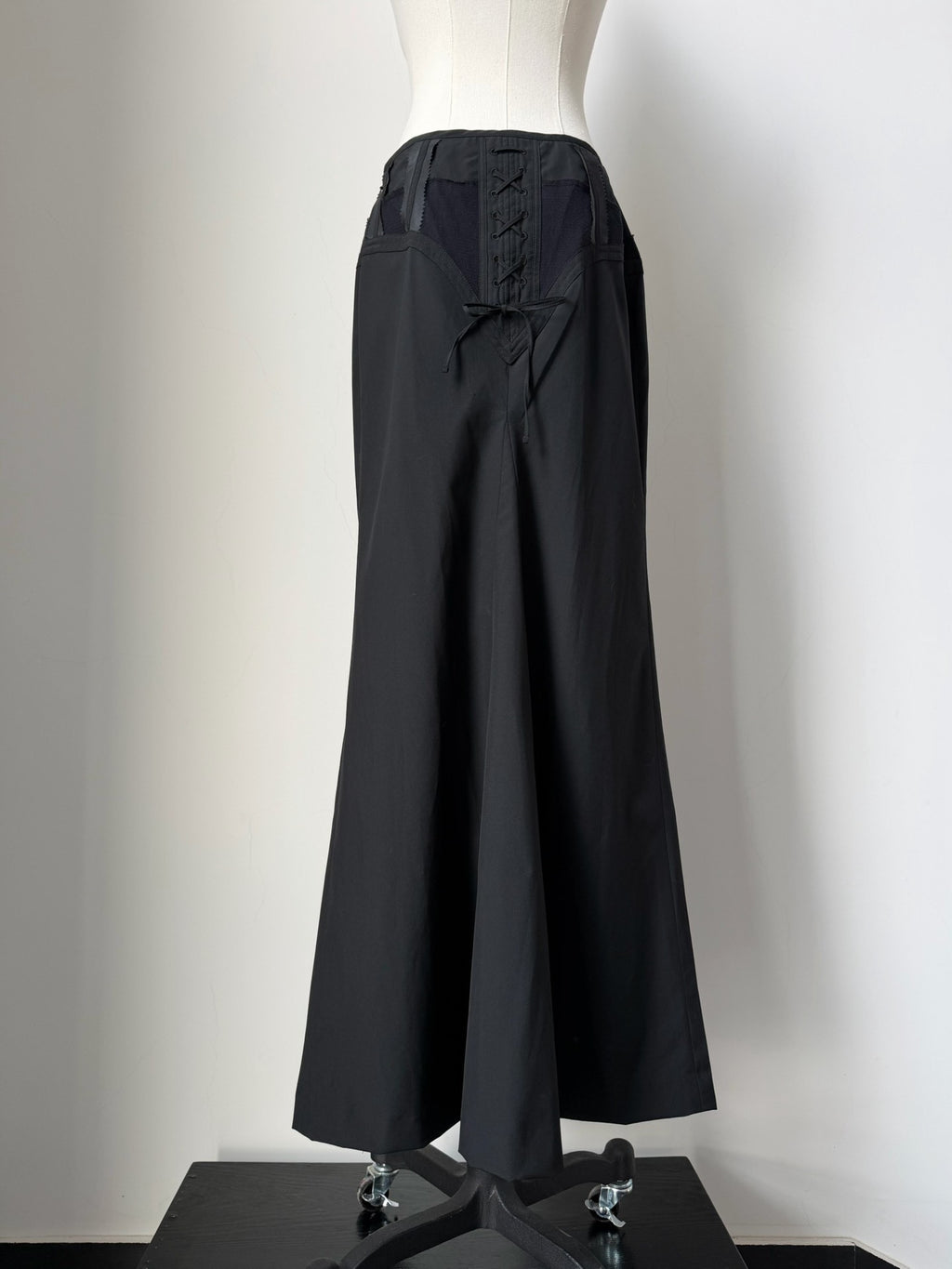 Jean Paul Gaultier Midi vintage tie-back fishtail skirt