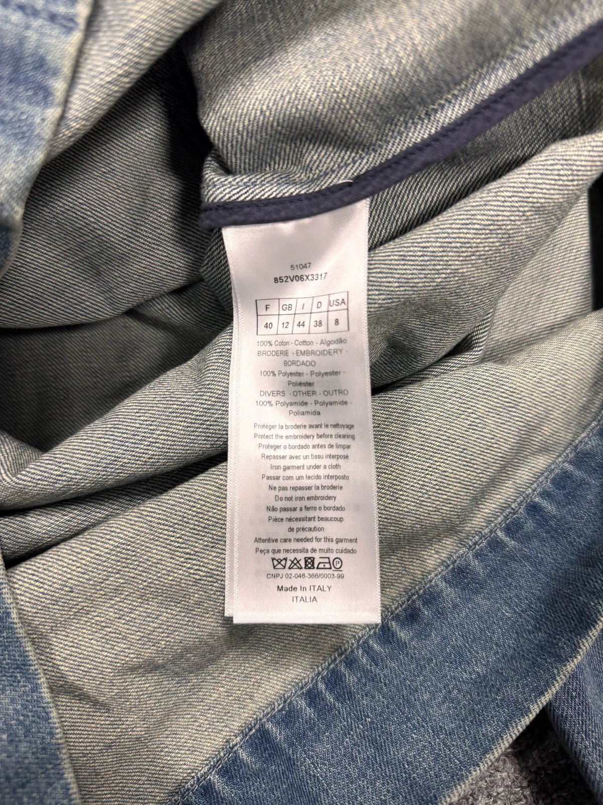 Dior Embroidered Denim Jacket