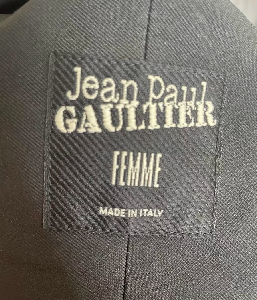 Jean Paul Gaultier Velvet Peach Top