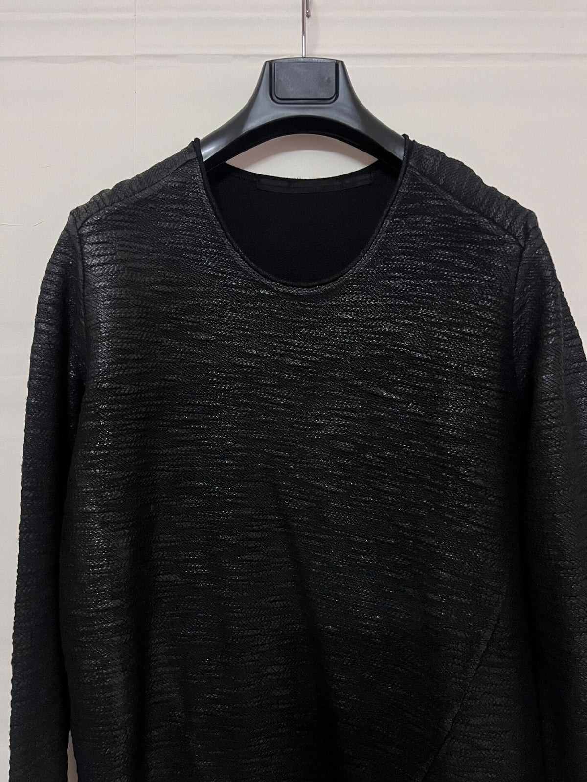 Julius SS18 Long Sleeve Cotton Waxed T-Shirt
