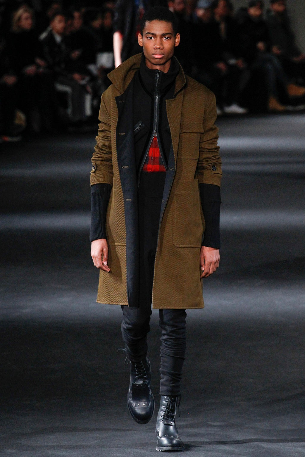 Ann Demeulemeester FW16 Runway Zip Jacket