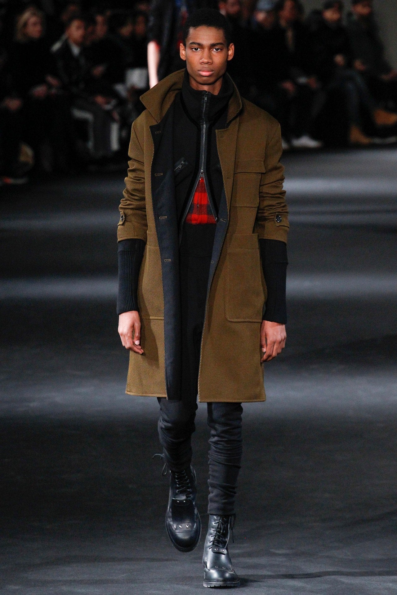 Ann Demeulemeester FW16 Runway Zip Jacket