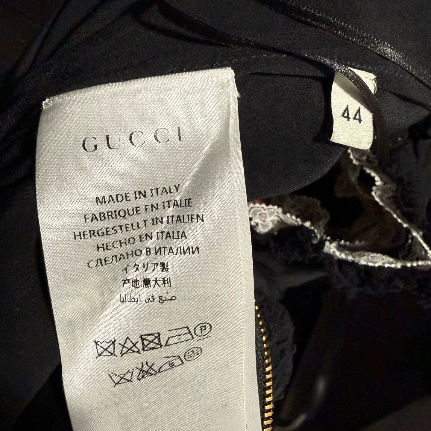 Gucci Lace Collar Dress
