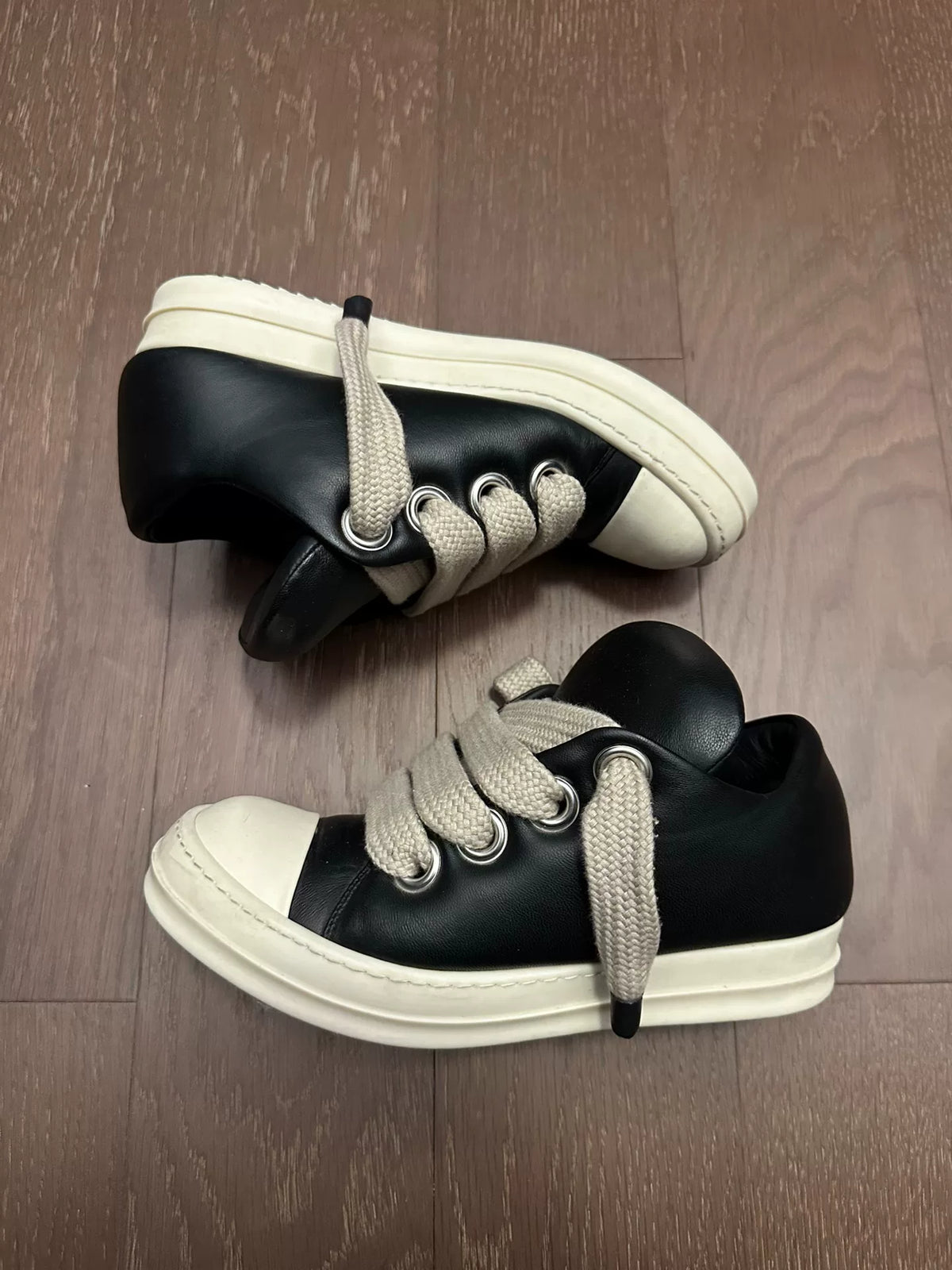 Rick Owens Chunky-Lace Low-Top Large Converse Sneakers