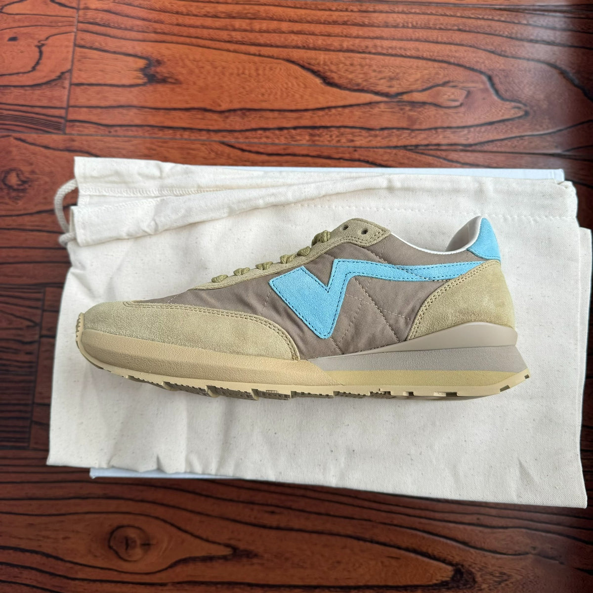 Visvim 25SS Fkt Runner Khaki Shoes