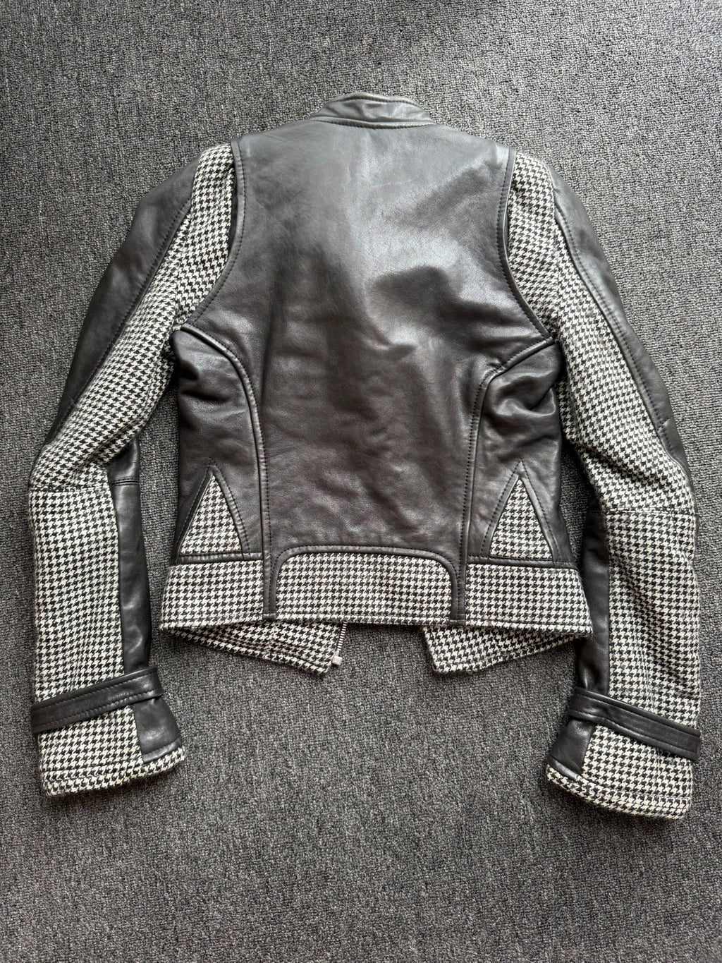 Balenciaga Leather Houndstooth Fall/Winter 2008 jacket