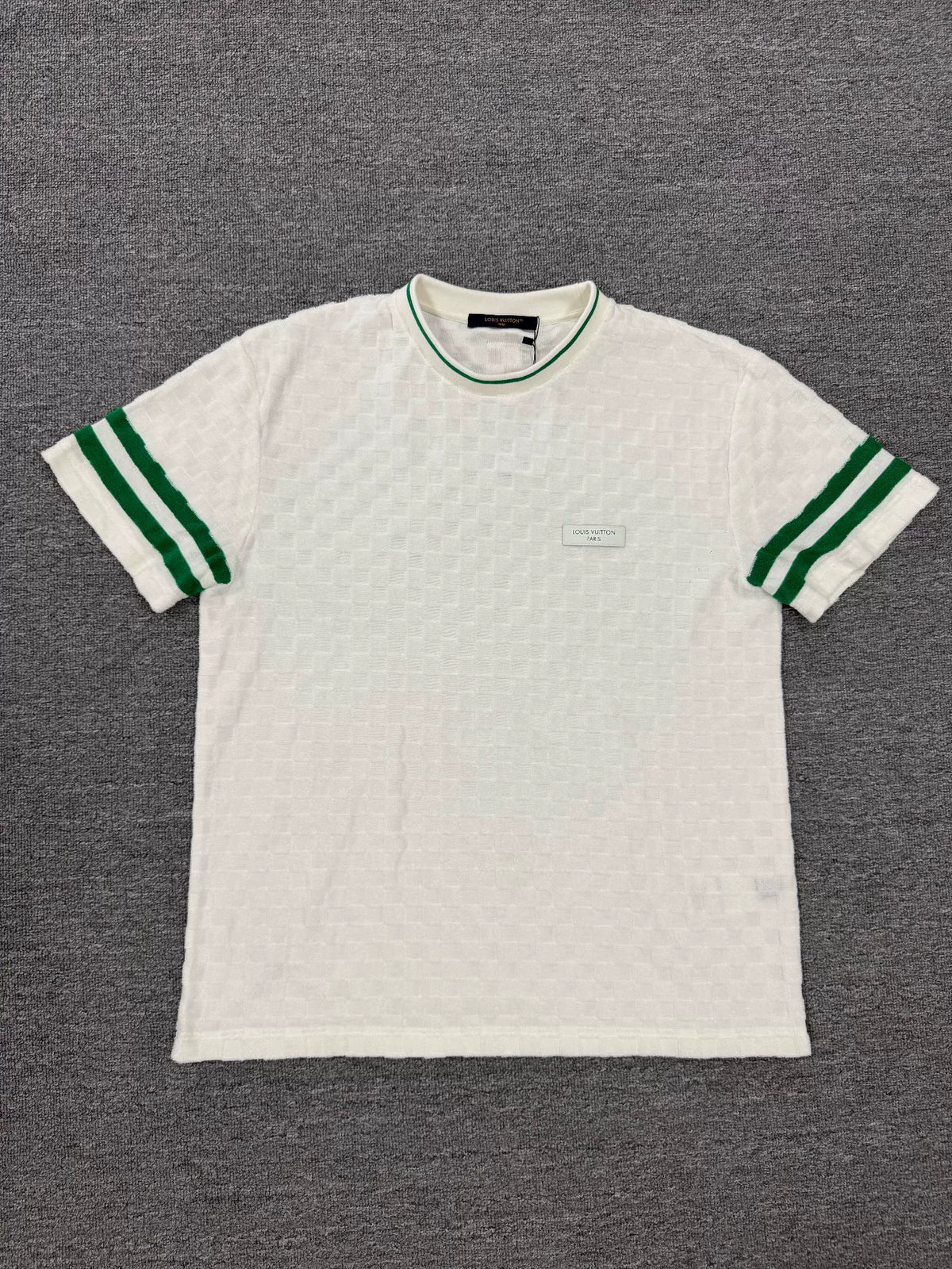Louis Vuitton SS26 Striped Short Sleeve Top