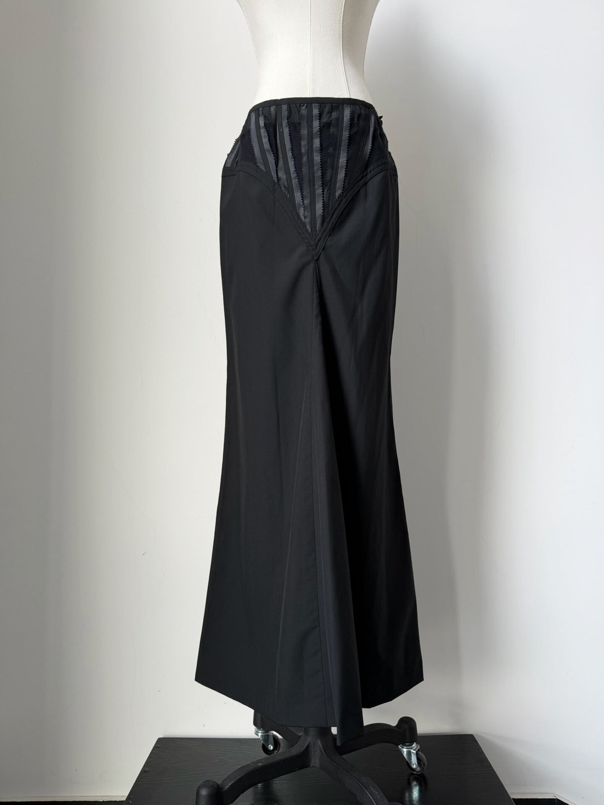 Jean Paul Gaultier Midi vintage tie-back fishtail skirt