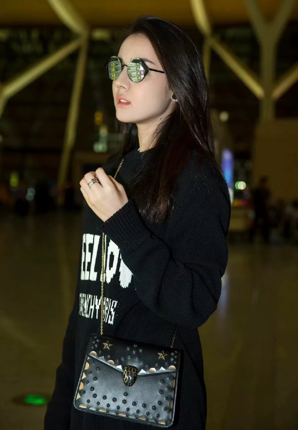 Givenchy Logo Distressed Knit Sweater