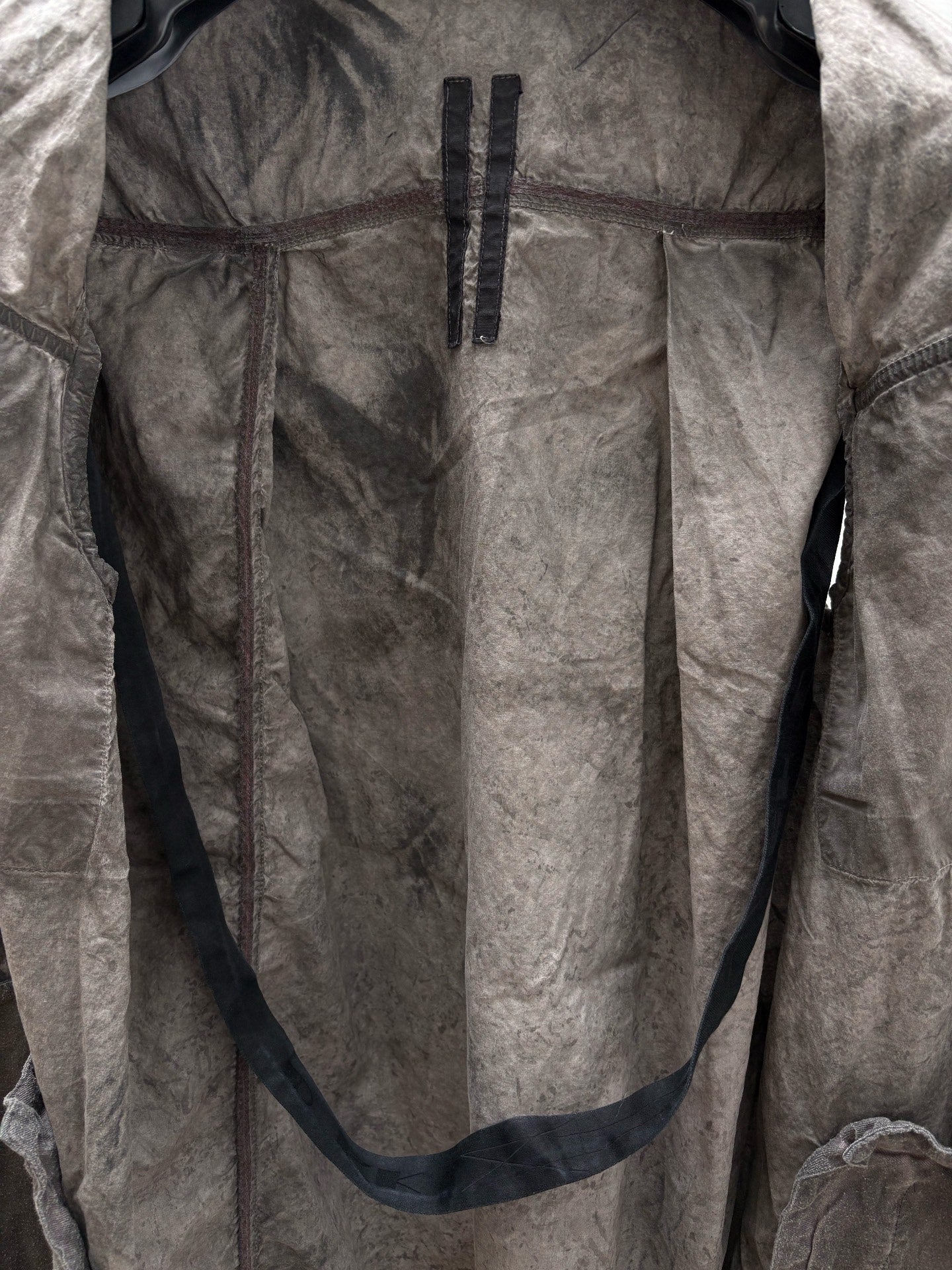 Rick Owens Early Dirty-Dye Distressed Vest