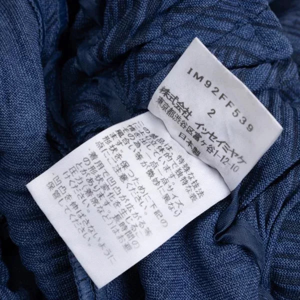 Issey Miyake Vintage Blue Pleated Pants