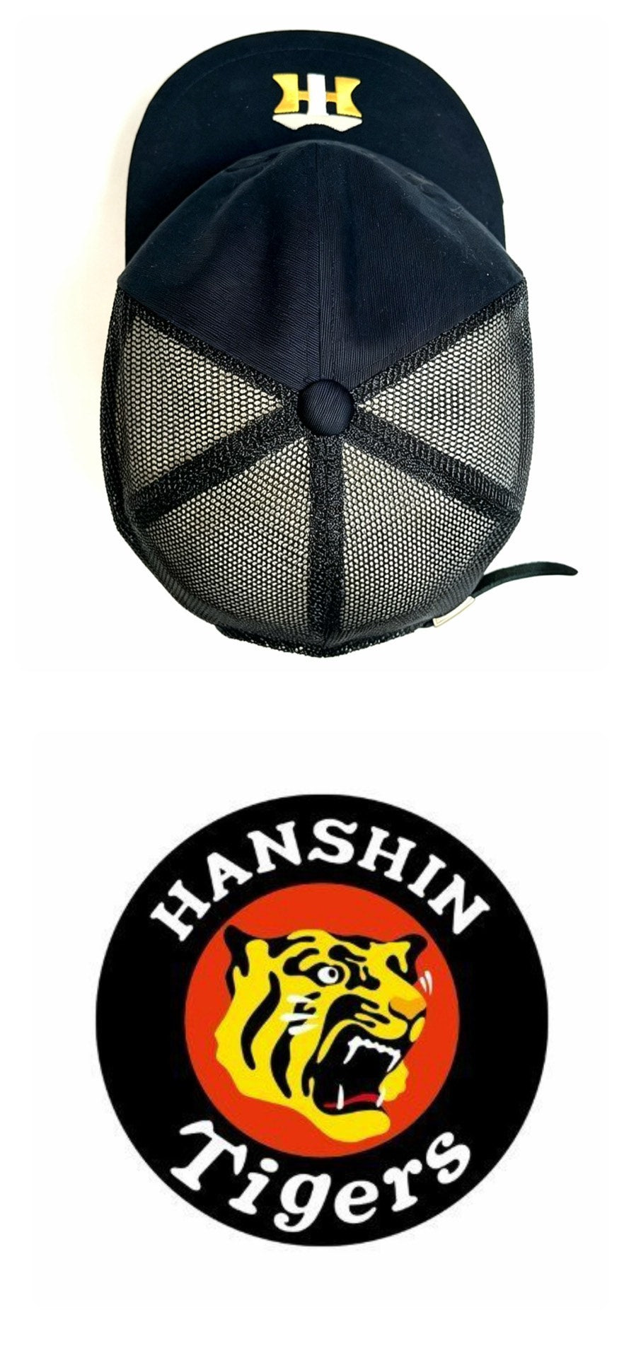 Mastermind Japan x Theater8 Mesh Baseball Black Hanshin Tiger Cap