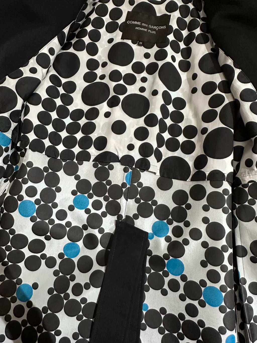 Comme Des Garcons 09SS Polka Dot Runway Lapel Jacket