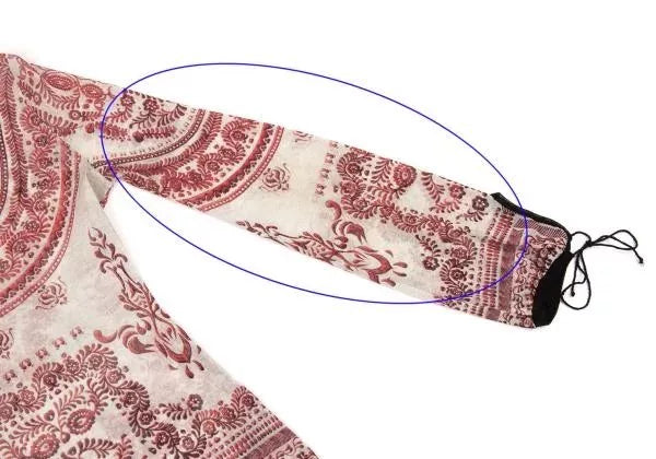Jean Paul Gaultier Vintage Red Floral Mesh Top