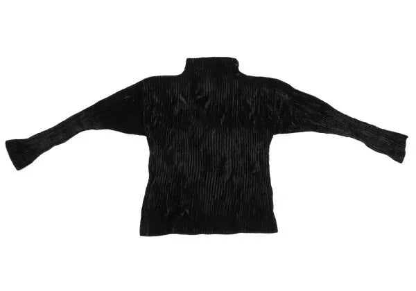 Issey Miyake Vintage Black Silk Velvet Top