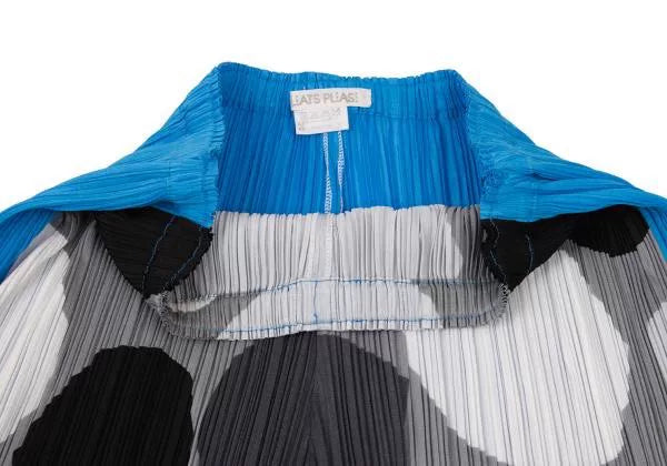 Issey Miyake Vintage Blue Polka Dot Pleated Pants