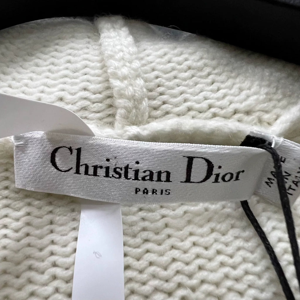 Dior Color-Blocked Logo Cashmere Hoodie