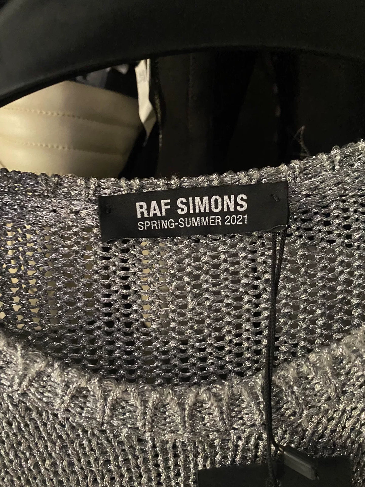 Raf Simons Silver Sweater