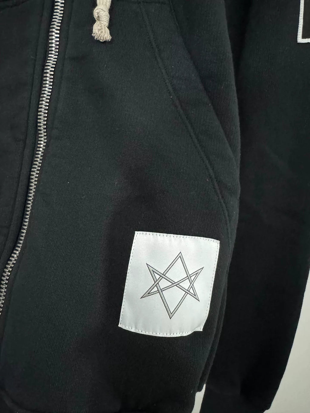 Rick Owens Drkshdw 18SS Jason Black Zip Hooded Hoodie Jacket