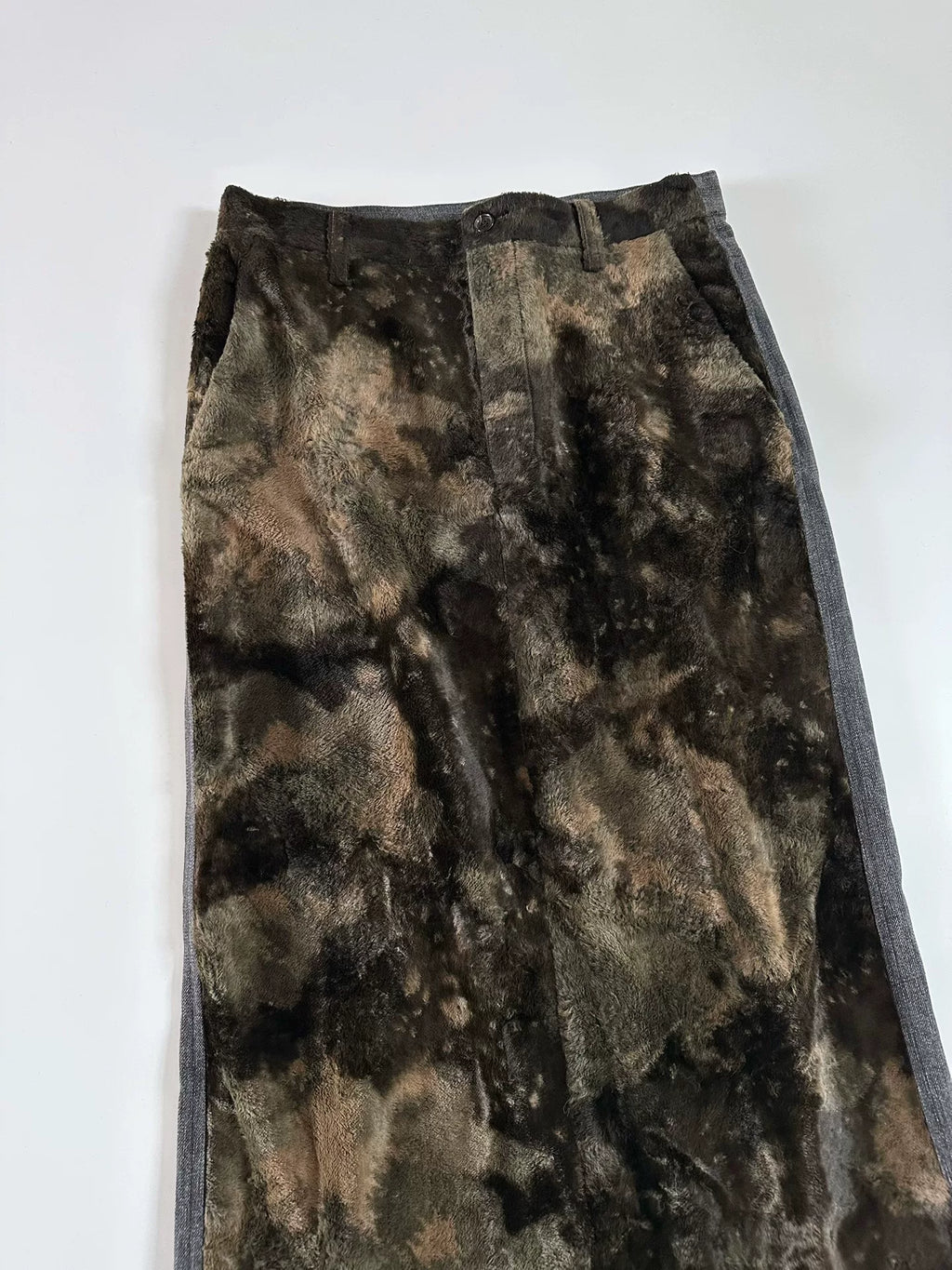 Comme Des Garcons Rei Kawakubo 2000 Tricot line fur skirt