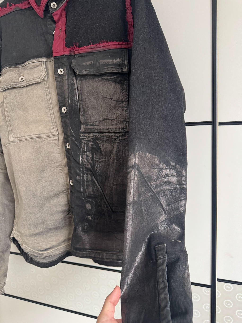 Rick Owens Waxed Panel Jacket