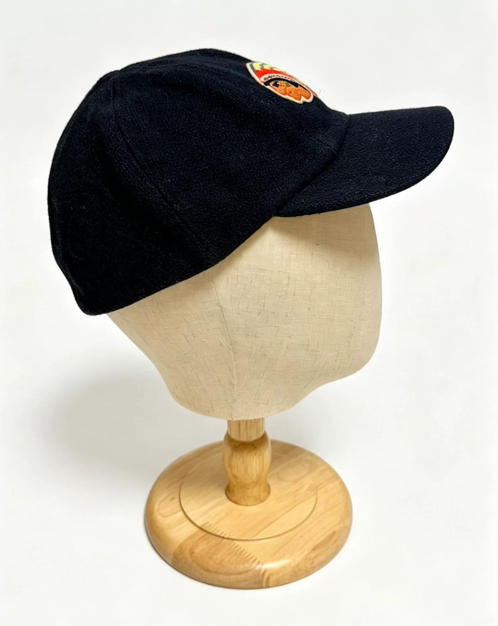 Visvim 15AW Excelsior Baseball Embroidered Navy Wool Cap