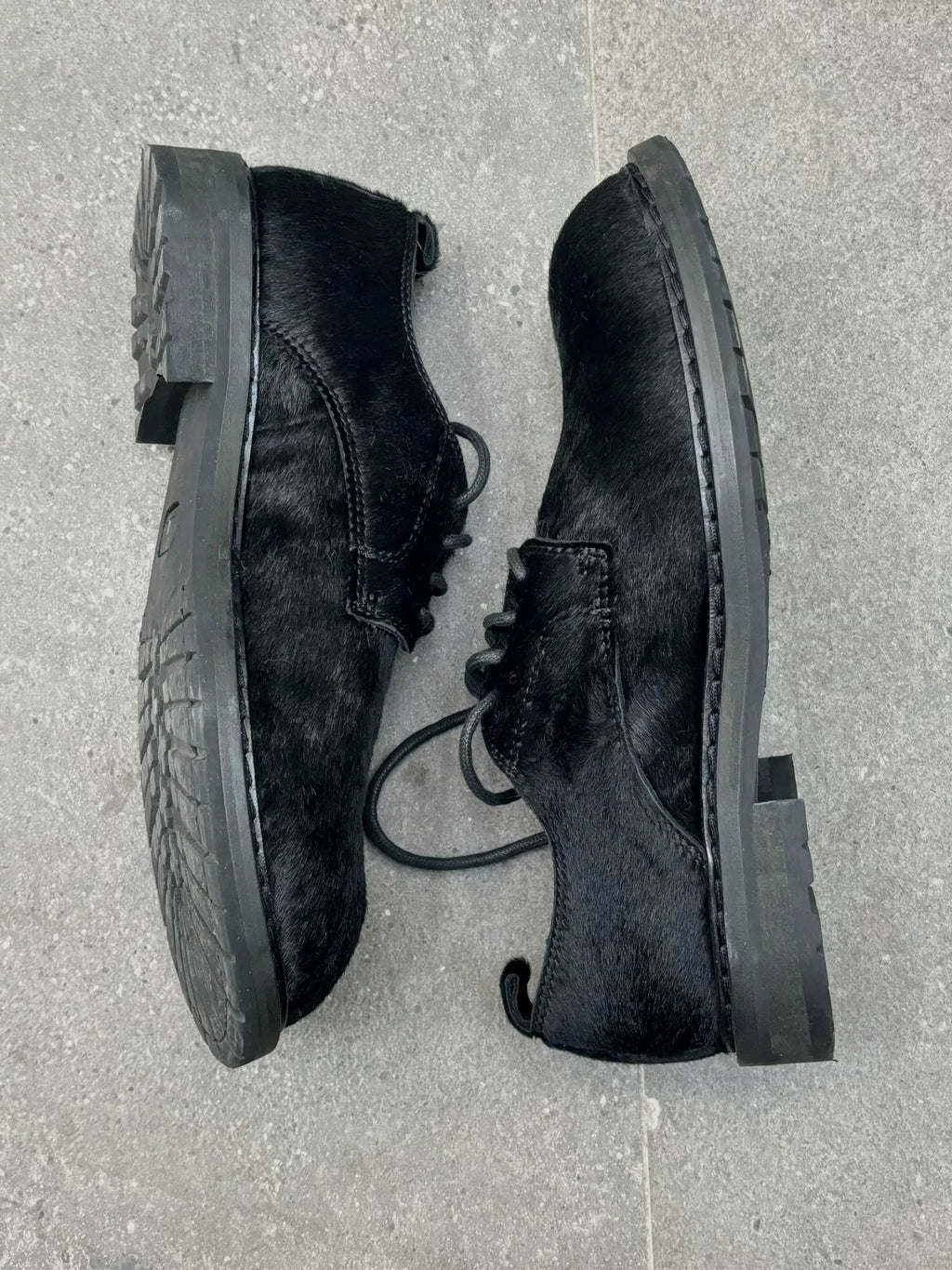 Ann Demeulemeester | Horsehair Derby Shoes