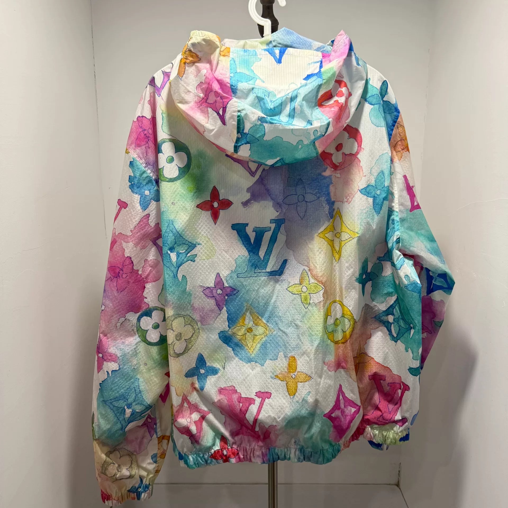Louis Vuitton Ink Wash Style Zip-Up Hoodie