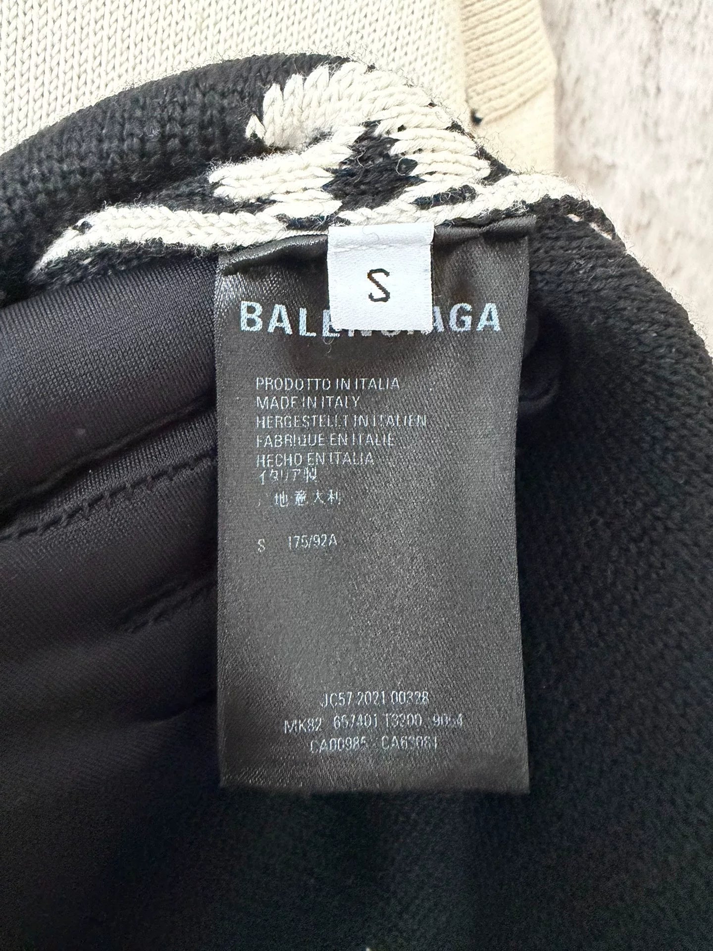Balenciaga All-Over Print Sweater