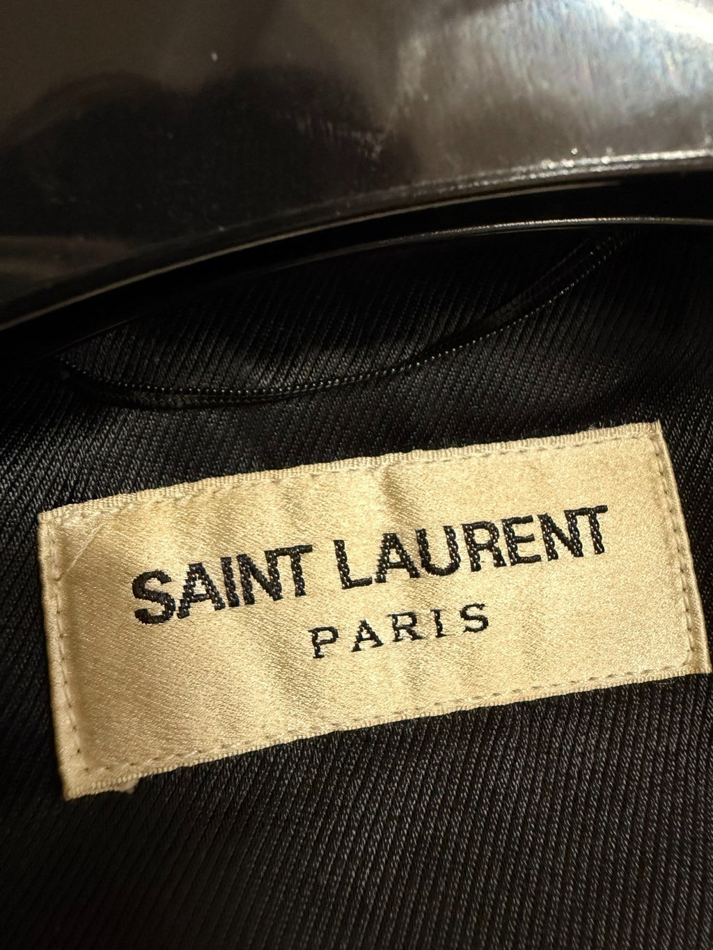 Saint Laurent Paris FW16 Rivet Heart Patchwork L01 Leather Jacket by Hedi Slimane
