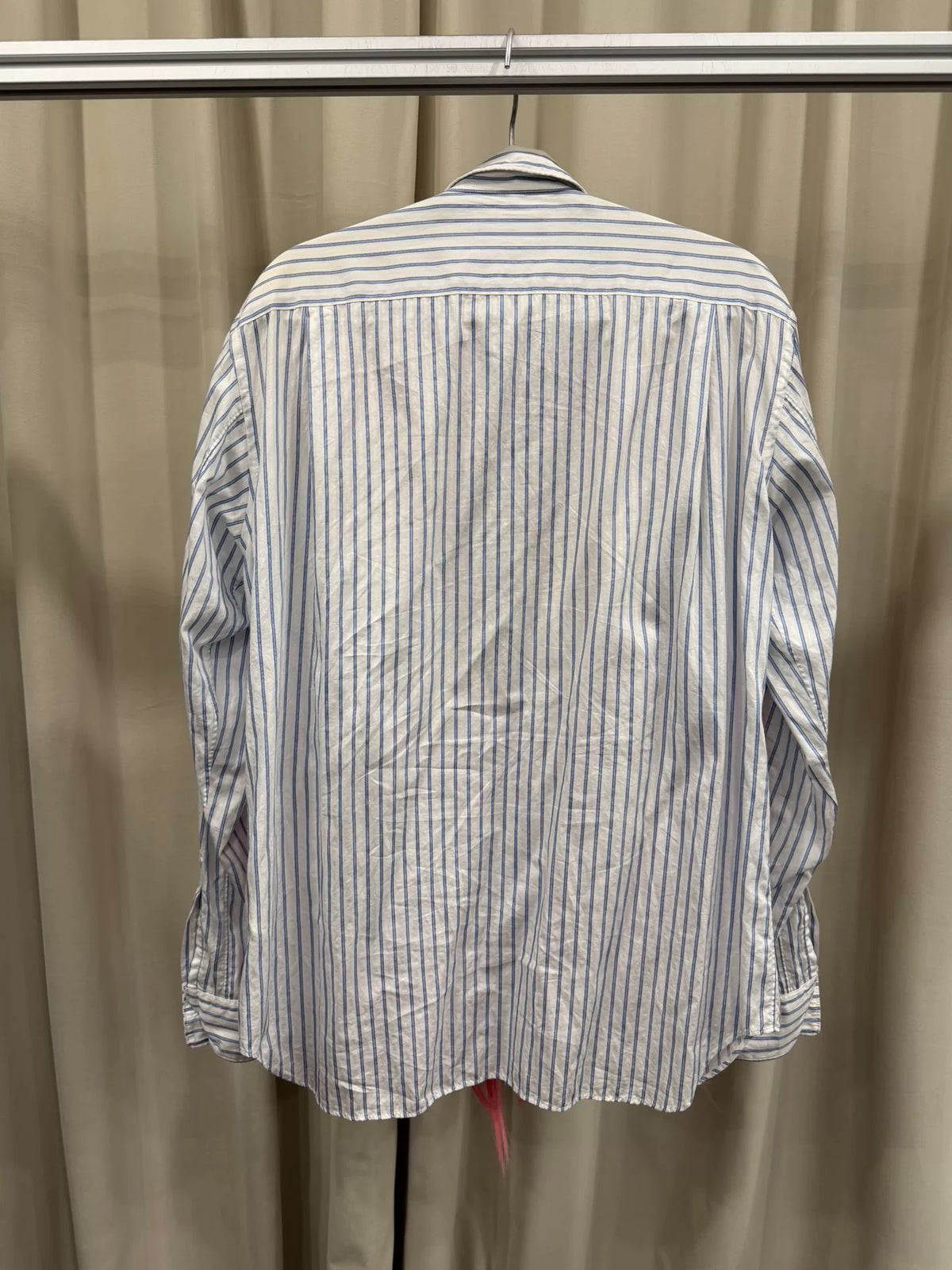 Comme des Garçons CDG pink fur wig shirt