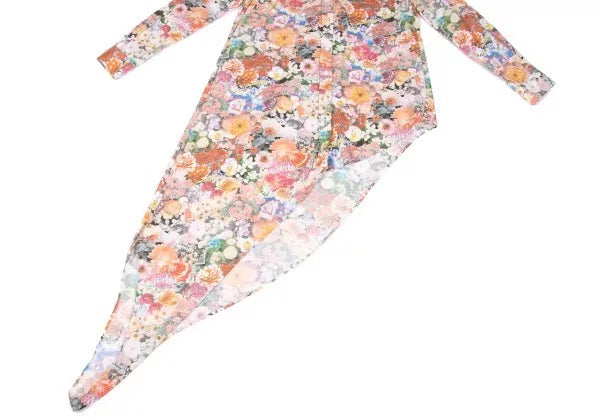 Maison Margiela Vintage Orange Floral Irregular Shirt