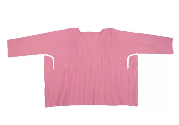 Issey Miyake Vintage Pink Pleated Top
