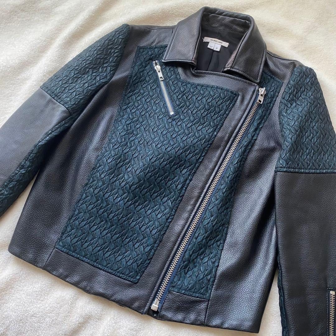 Helmut Lang Lambskin Zip-Up Jacket