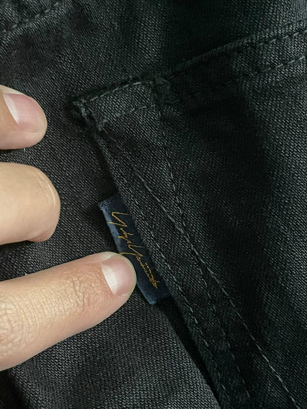 Yohji Yamamoto FW11 cuff pocket jeans