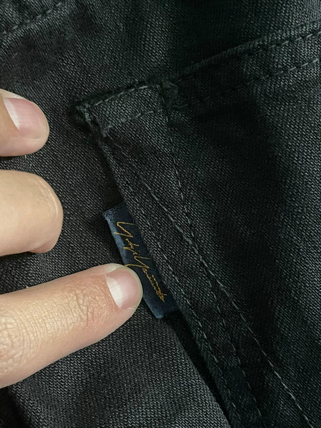 Yohji Yamamoto FW11 cuff pocket jeans