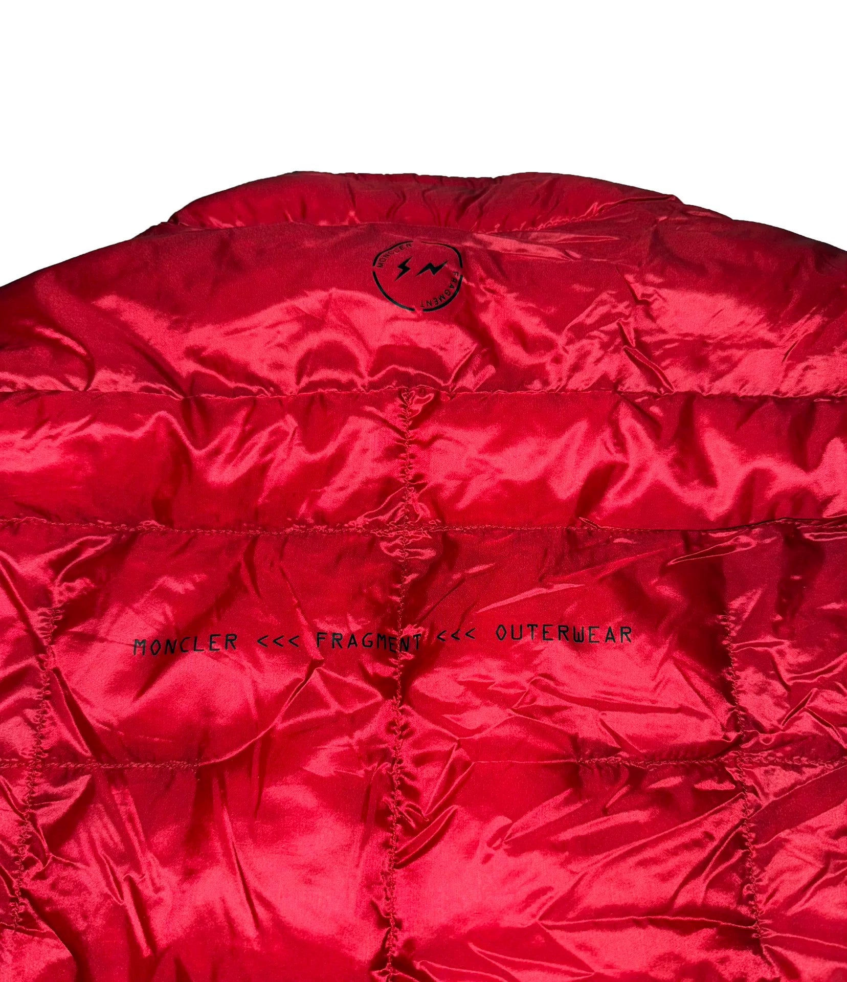 Moncler×fragment Genius Hotz Fujiwara Red Down Jacket