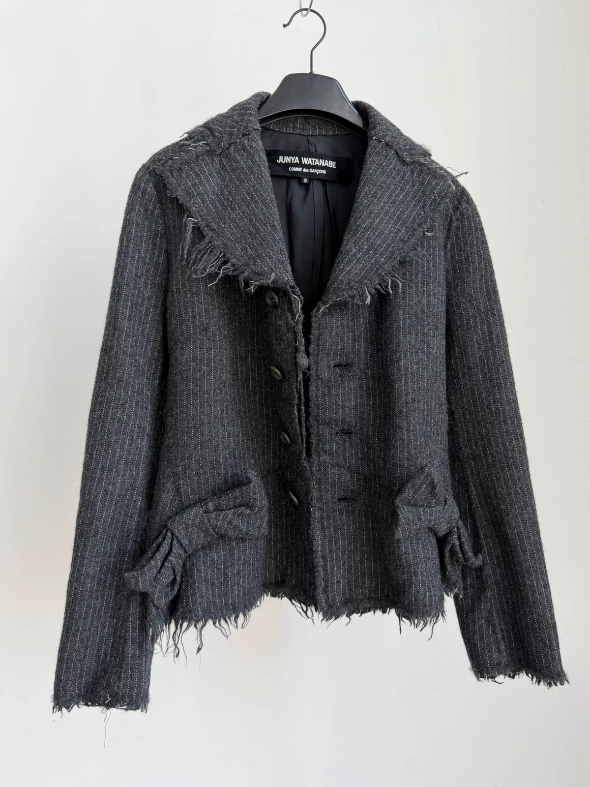 Junya Watanabe 2003 Runway Wool Flannel Butterfly Jacket Top