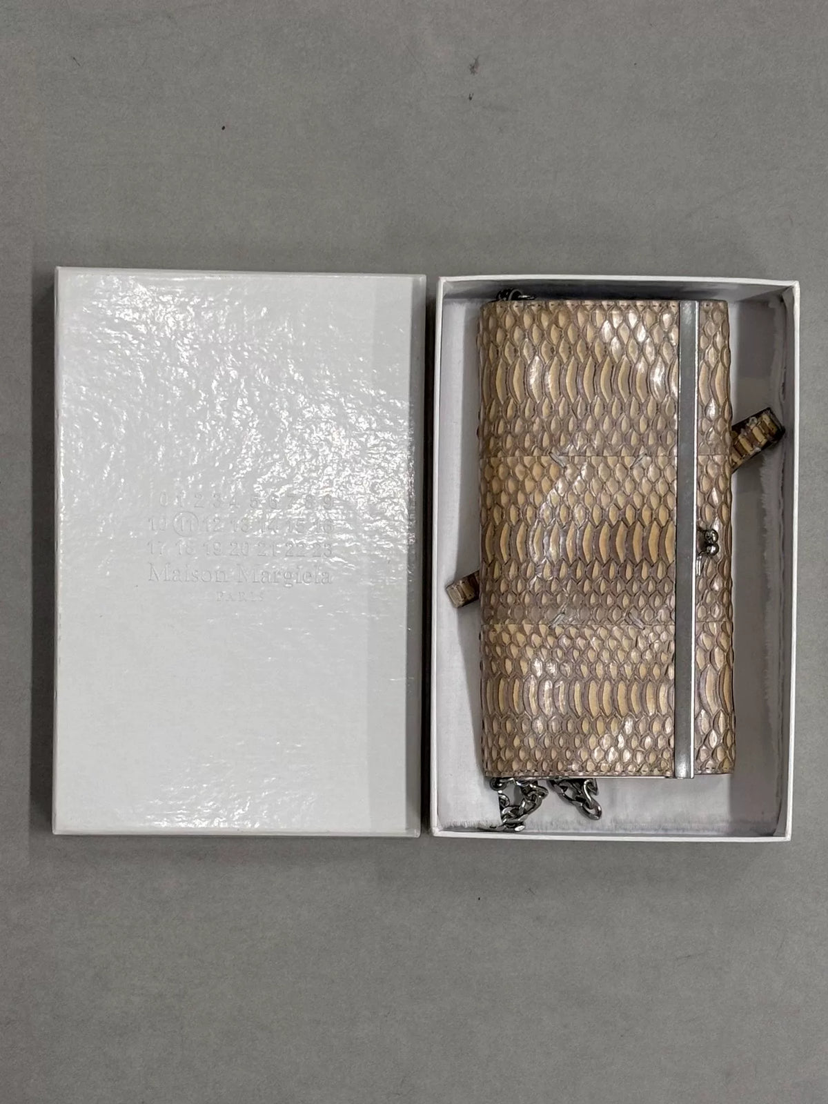 Maison Margiela | AW2016 Snake Skin Small Zip-Around Bag