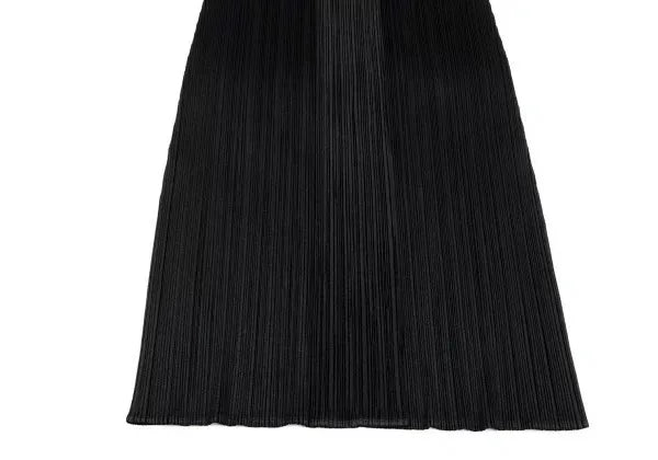 Issey Miyake Vintage Black Pleated Dress
