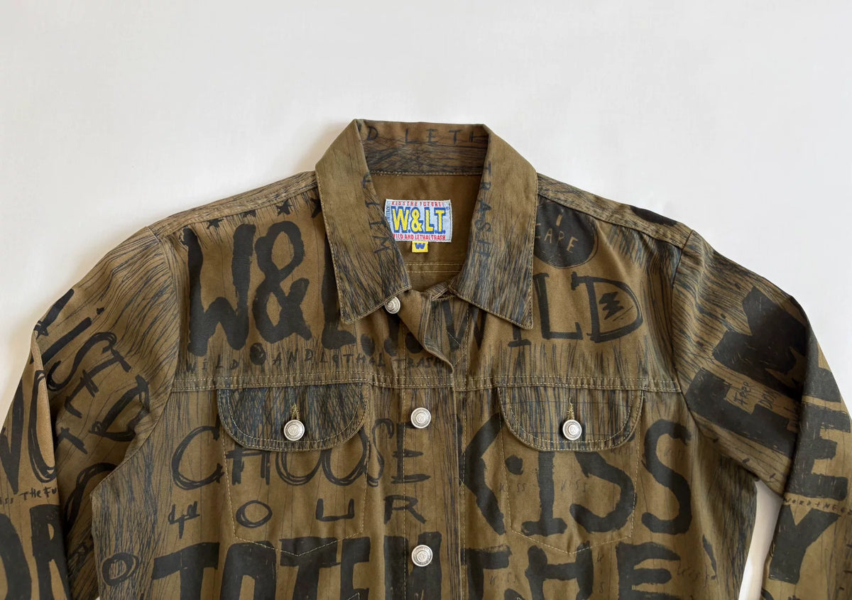 Walter van Beirendonck 1998 graffiti jacket