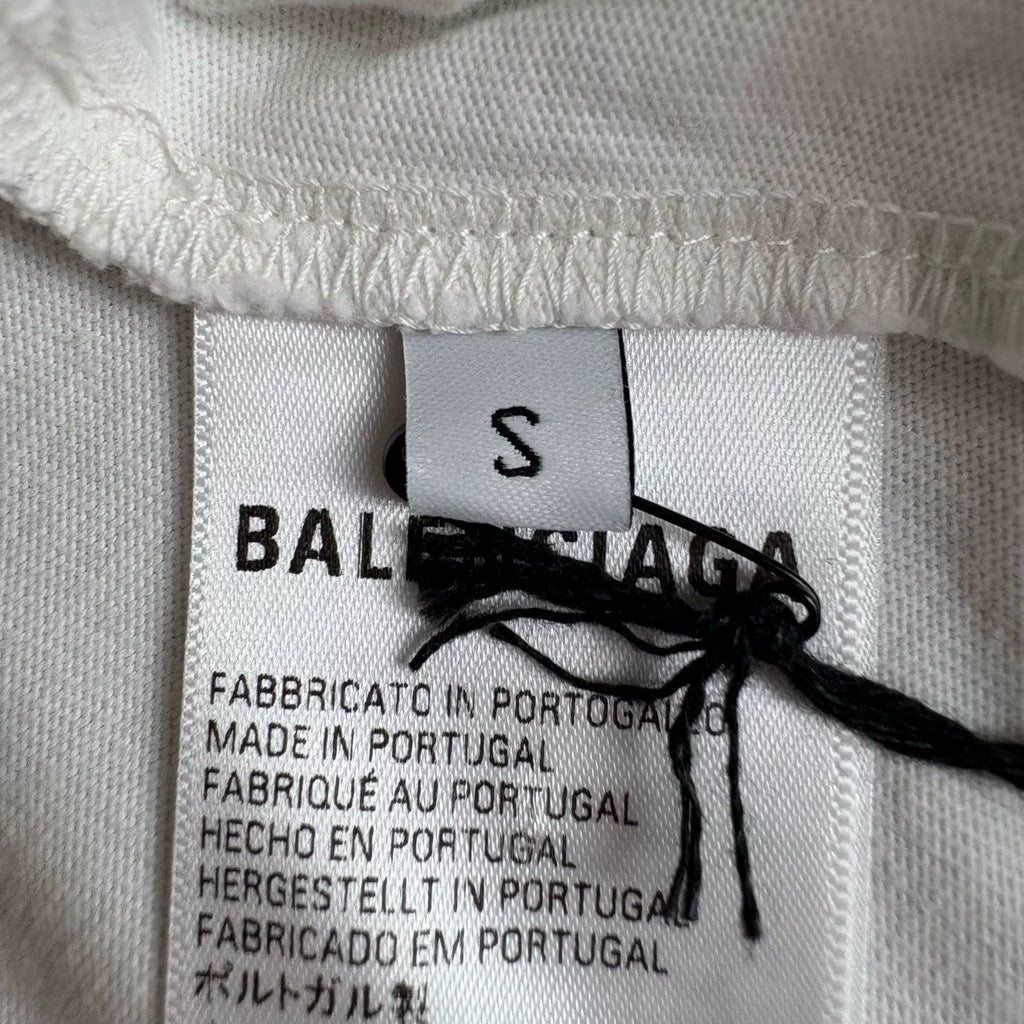 Balenciaga Washed Vintage Rhinestone T-Shirt