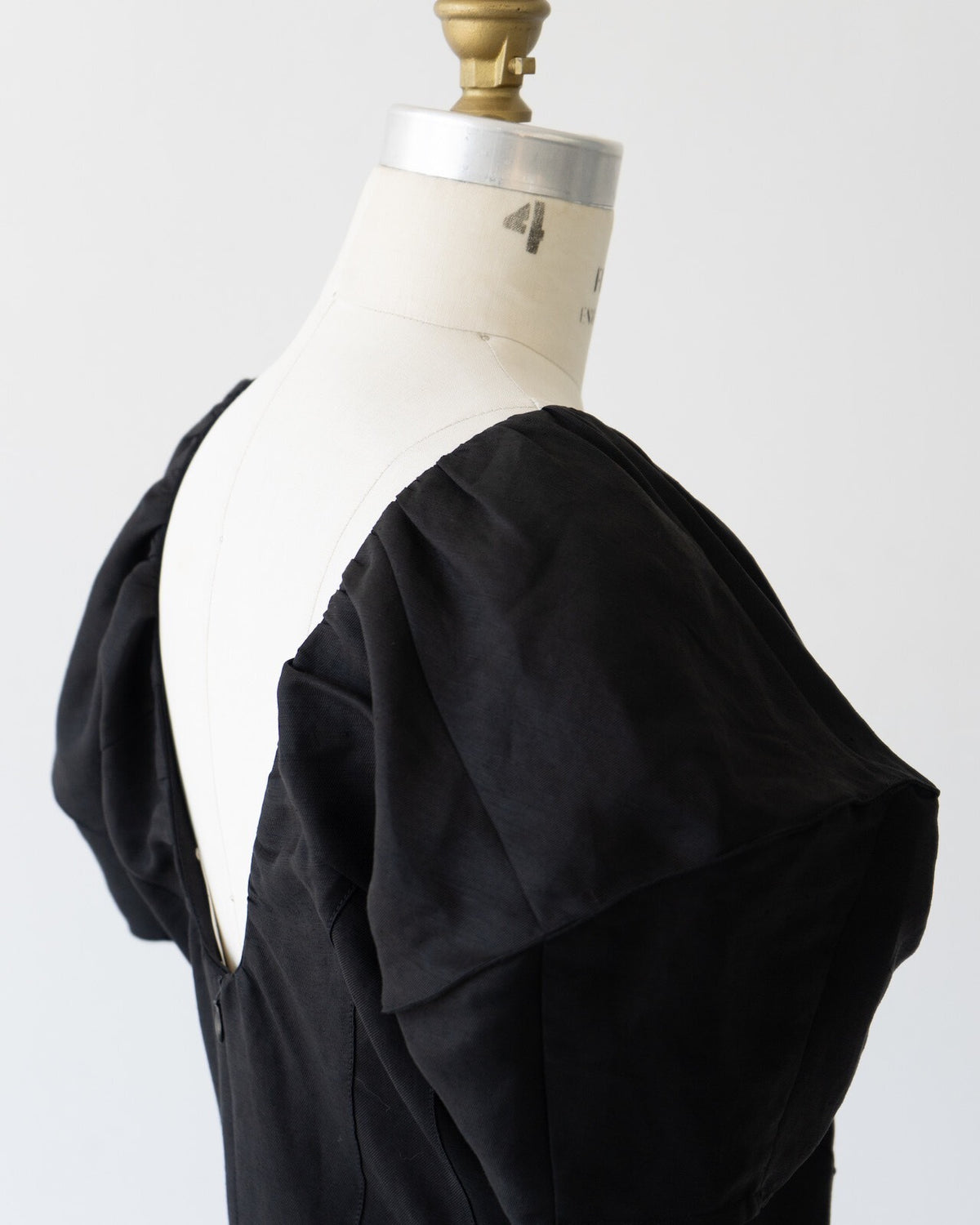 Celine Black Linen Dress